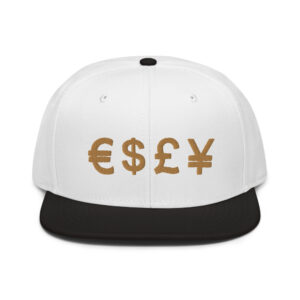 Currency Snapback Hat